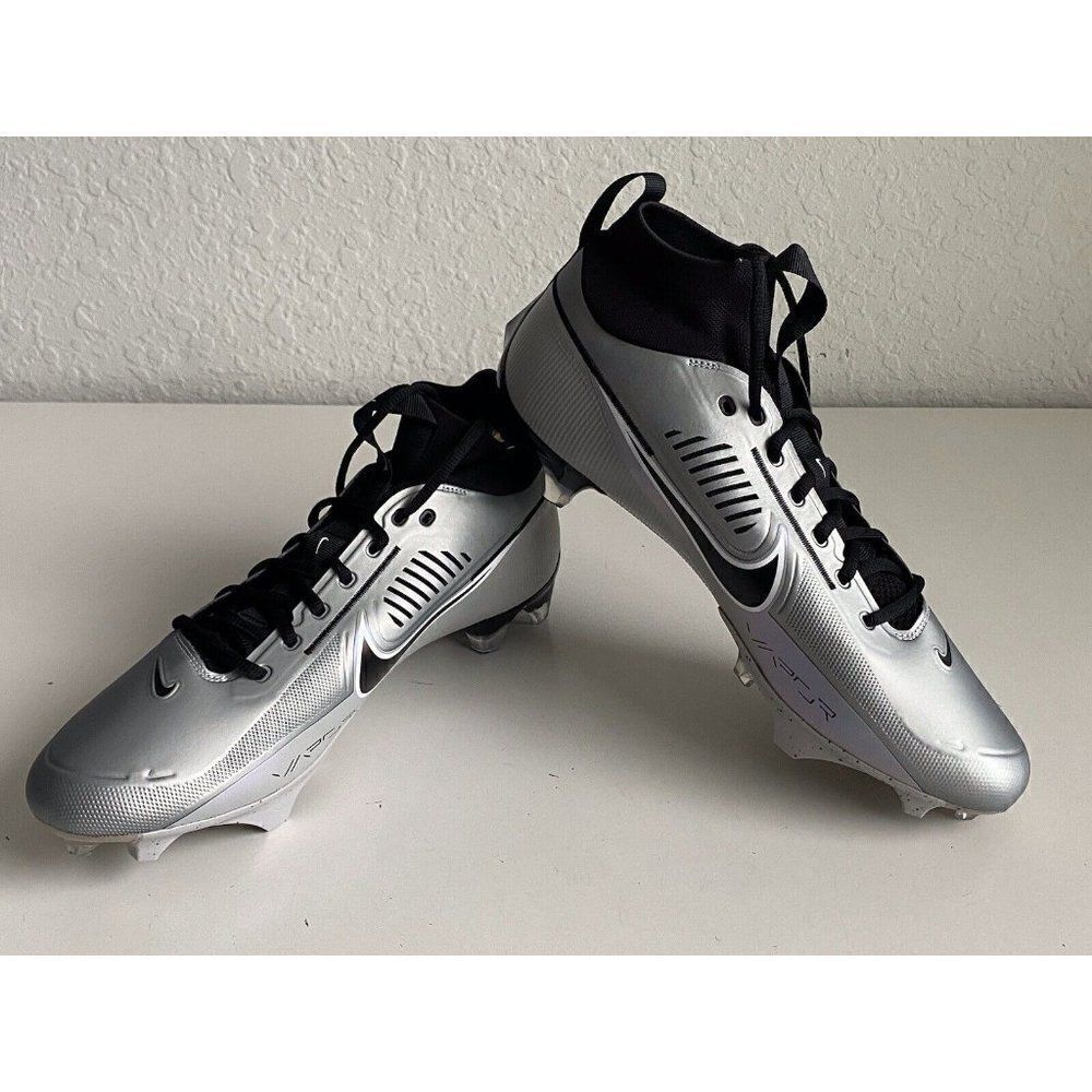 Nike Vapor Edge Pro 360 2 Grey Black Football Cleats DA5456-002 Men’s Sz 13